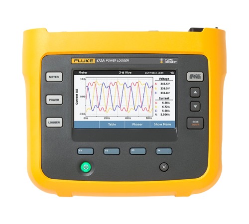 Регистратор качества электроэнергии для трехфазной сети Fluke 1738 Регистратор качества электроэнергии для трехфазной сети Fluke 1738