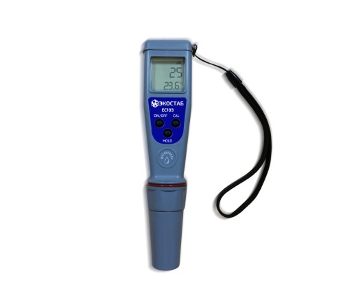 EC103 ЭКОСТАБ Влагозащищенный карманный кондуктометр EC103 ЭКОСТАБ Влагозащищенный карманный кондуктометр