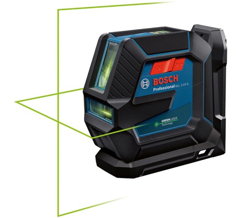 Лазерный уровень Bosch GLL 2-15 G Professional (0.601.063.W00) Лазерный уровень Bosch GLL 2-15 G Professional (0.601.063.W00)