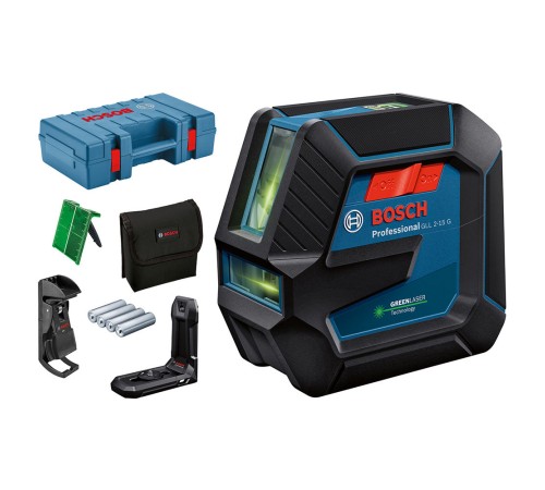 Лазерный уровень Bosch GLL 2-15 G + DK 10 (0.601.063.W02) Лазерный уровень Bosch GLL 2-15 G + DK 10 (0.601.063.W02)