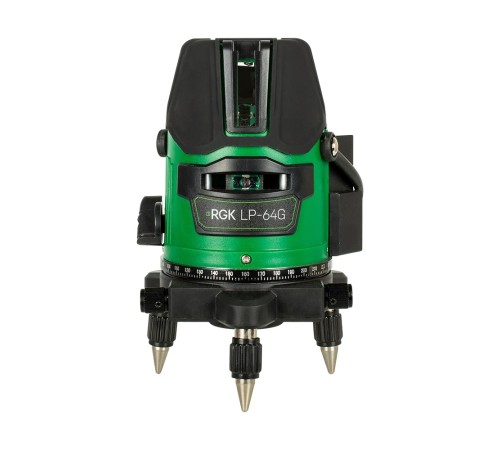 Комплект: лазерный уровень RGK LP-64G + штатив RGK LET-170 Комплект: лазерный уровень RGK LP-64G + штатив RGK LET-170