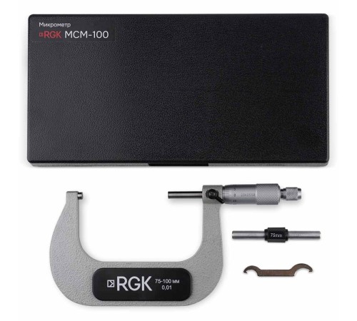 Микрометр RGK MCM-100 с калибровкой Микрометр RGK MCM-100 с калибровкой