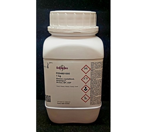 Фенол кристаллический Ph Eur, BP, USP, 1 кг Фенол кристаллический Ph Eur, BP, USP, 1 кг