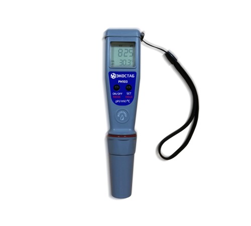 PH103 ЭКОСТАБ Карманный влагозащищенный pH/ОВП -метр PH103 ЭКОСТАБ Карманный влагозащищенный pH/ОВП -метр
