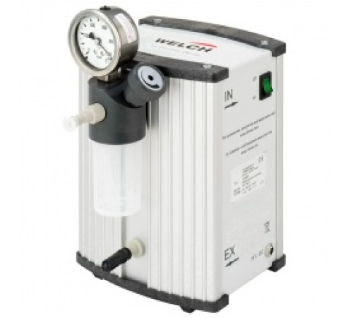 Мембранный вакуумный насос Welch (Ilmvac) MPC 090 E, 1 м3/ч, вакуум до 100 мбар, химически стойкий (Артикул 412021) Мембранный вакуумный насос Welch (Ilmvac) MPC 090 E, 1 м3/ч, вакуум до 100 мбар, химически стойкий (Артикул 412021)