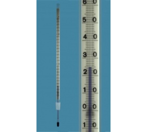 Термометр Amarell на шлифе NS 14,5/23, -10...+250/1°C, глубина погружения 77 мм (Артикул D262354-FL) Термометр Amarell на шлифе NS 14,5/23, -10...+250/1°C, глубина погружения 77 мм (Артикул D262354-FL)