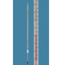 Термометр Amarell на шлифе NS 14,5/23, -10...+150/1°C, глубина погружения 67 мм (Артикул D262330-FL)