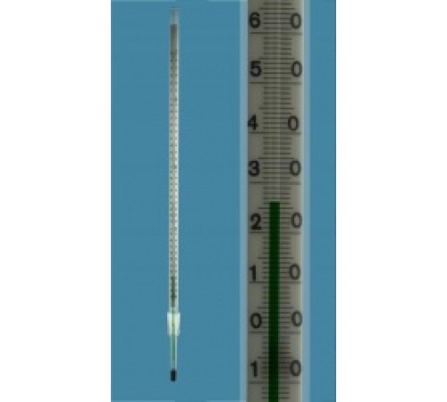 Термометр Amarell на шлифе NS 14,5/23, -10...+360/1°C, глубина погружения 67 мм (Артикул D262338-EF) Термометр Amarell на шлифе NS 14,5/23, -10...+360/1°C, глубина погружения 67 мм (Артикул D262338-EF)