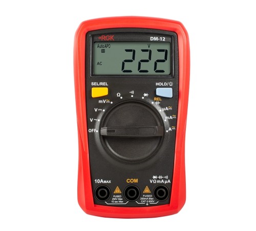 Мультиметр RGK DM-12 с поверкой Мультиметр RGK DM-12 с поверкой